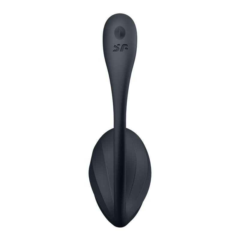 Ribbed Petal Vibrador de Braguita APP Negro - Imagen 5