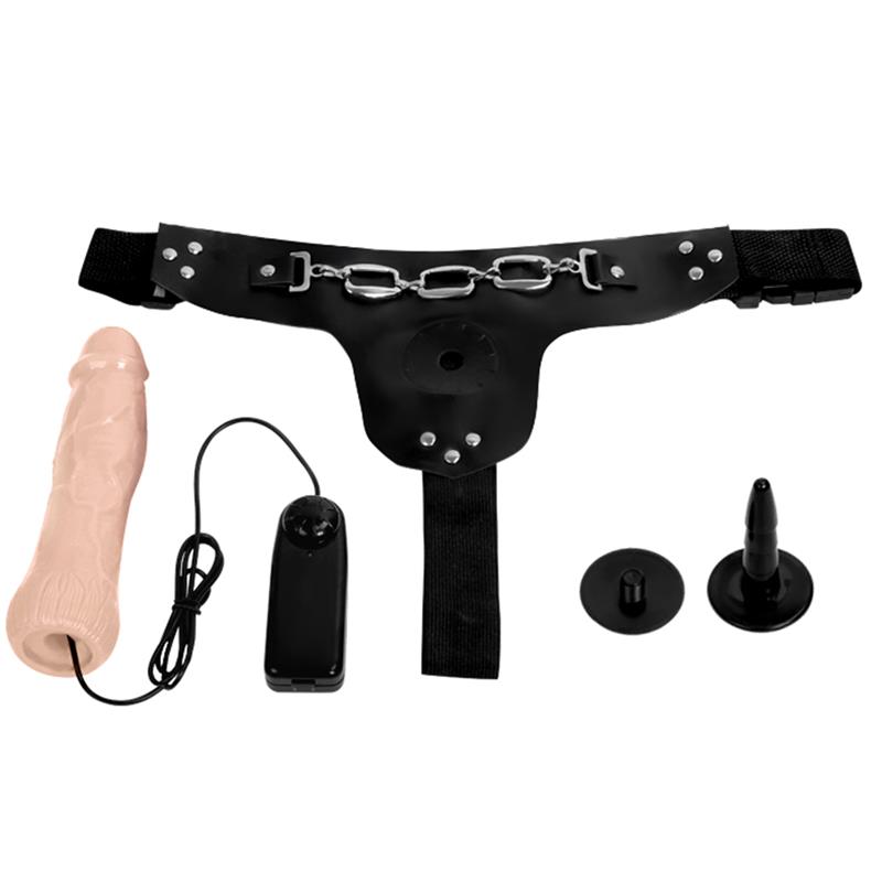 Ribbo Arnés con Dildo Realista con Vibración y Control Remoto - Imagen 3
