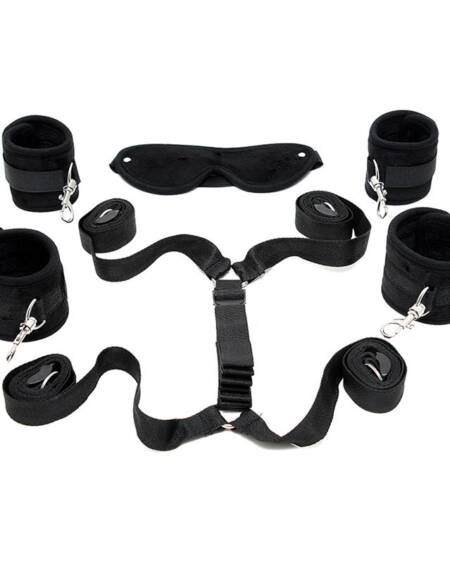 Correas de Supresión para la Cama Negro