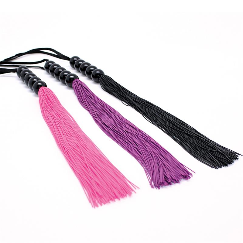 Flogger Silicona Rosa 38 cm - Imagen 2