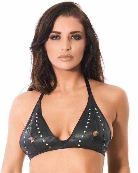 Sujetador Cuero Talla Única