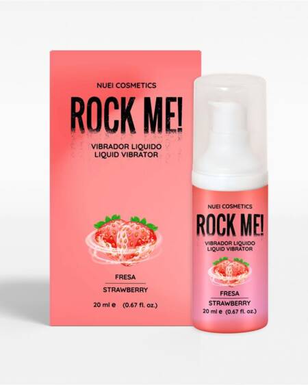 Rock Me! Vibrador Líquido Fresa 20 ml