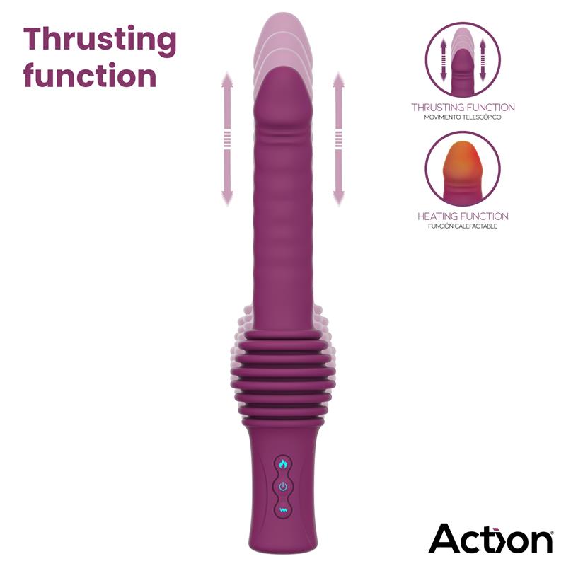 Roxer Sex Machine con Vibración, Thrusting, Efecto Calor y Control Remoto - Imagen 2