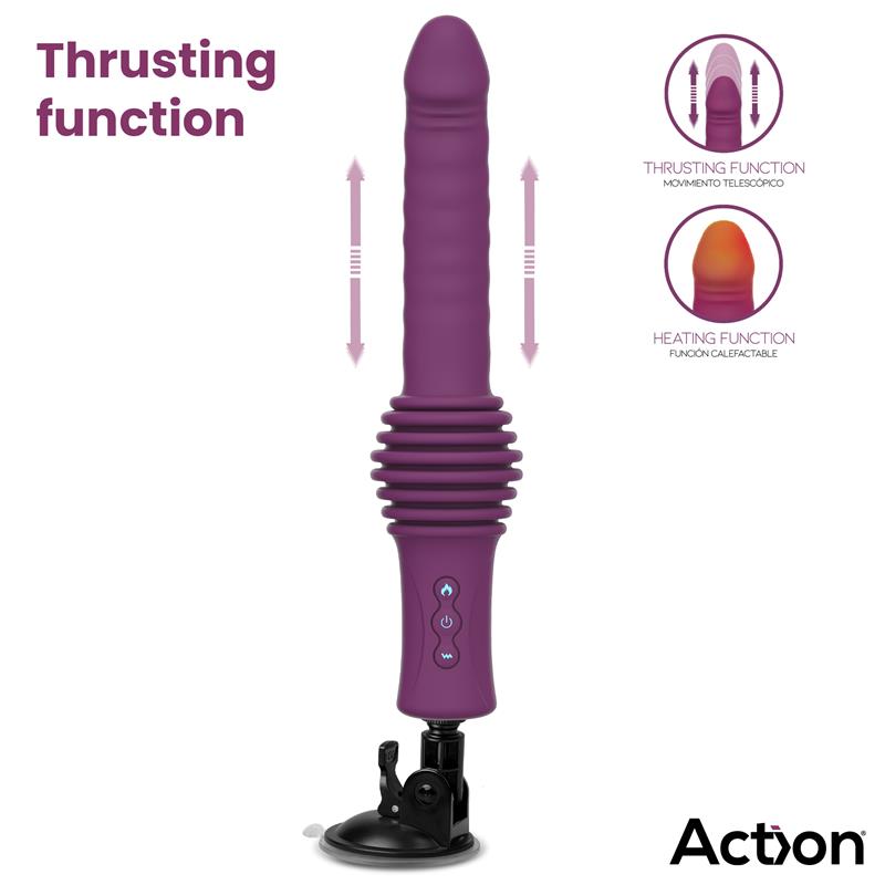 Roxer Sex Machine con Vibración, Thrusting, Efecto Calor y Control Remoto - Imagen 3