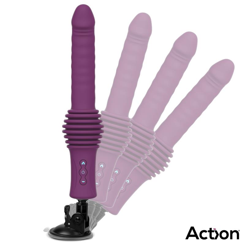 Roxer Sex Machine con Vibración, Thrusting, Efecto Calor y Control Remoto - Imagen 4