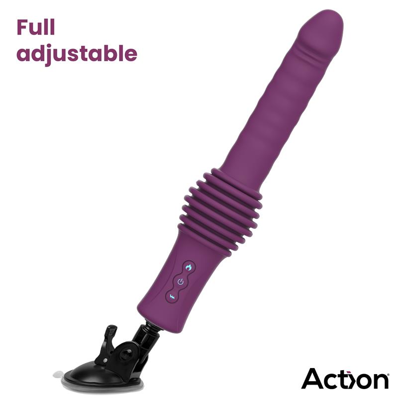 Roxer Sex Machine con Vibración, Thrusting, Efecto Calor y Control Remoto - Imagen 5