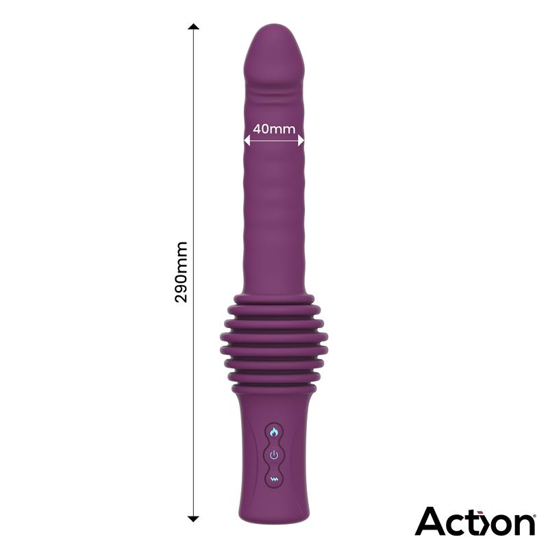 Roxer Sex Machine con Vibración, Thrusting, Efecto Calor y Control Remoto - Imagen 9