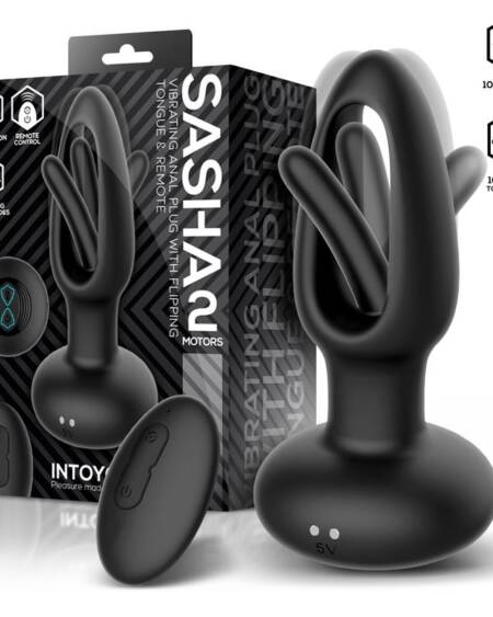 Sasha Plug con Vibración y Lengua Flipping yControl Remoto