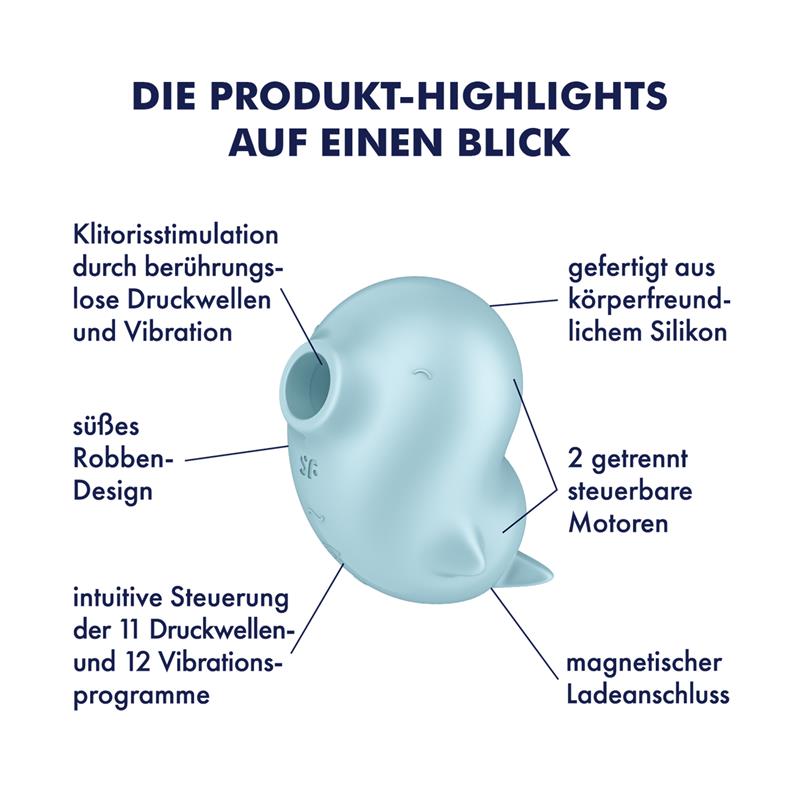 Sassy Seal Succionador de Clítoris con Vibración - Imagen 9
