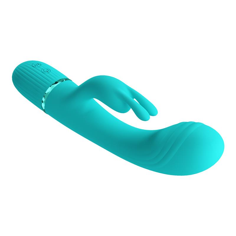 Scocco Vibrador con Rabbit Turquesa - Imagen 4