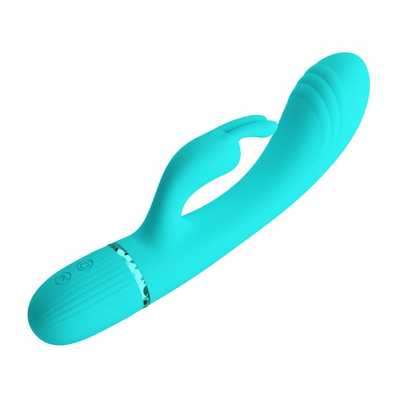Scocco Vibrador con Rabbit Turquesa - Imagen 5