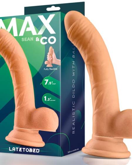 Sean Dildo Realista con Testículos 7.5 Natural