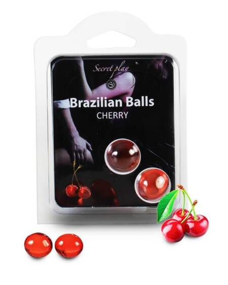 Secret Play Set 2 Brazilian Balls Aroma Cereza