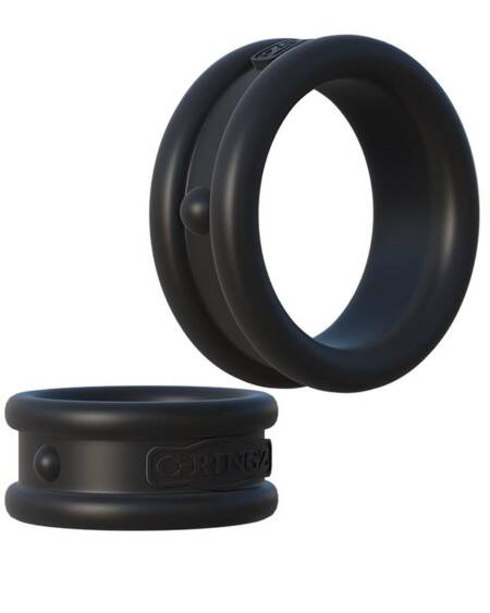 Set 2 Anillos para el Pene Negro