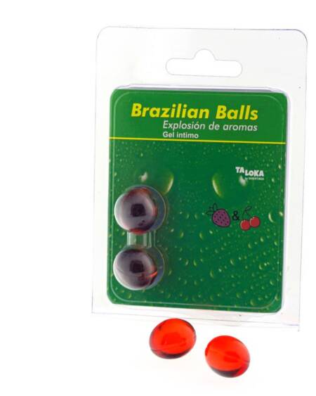 Set 2 Brazilian Balls Aroma de Fresa y Cereza
