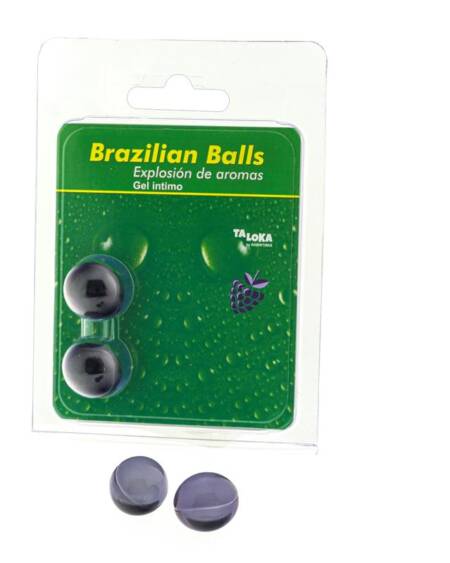 Set 2 Brazilian Balls Aroma Frutas del Bosque