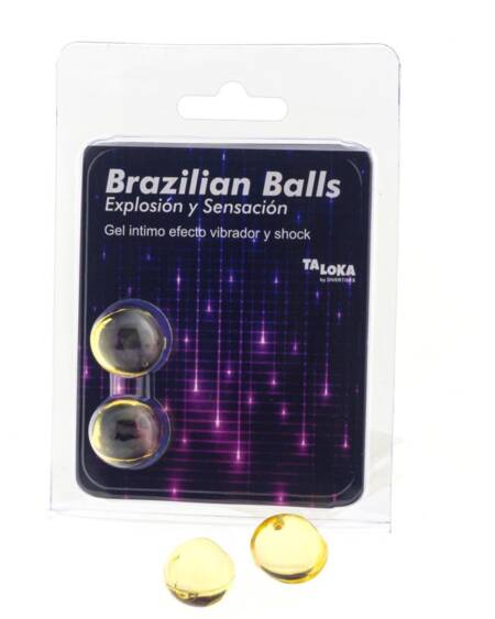 Set 2 Brazilian Balls Excitante Efecto Vibrador y Shock