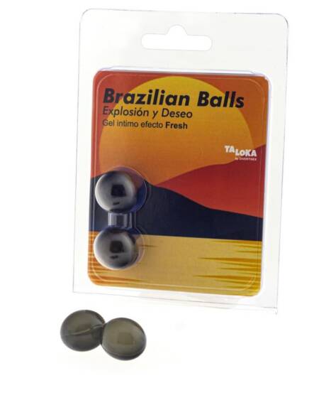 Set 2 Brazilian Balls Gel Excitante Efecto Fresh