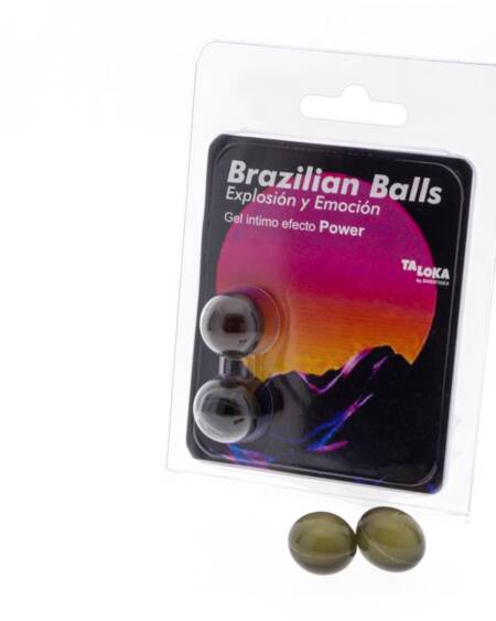 Set 2 Brazilian Balls Gel Excitante Efecto Power