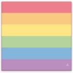 Set 20 Servilletas con Colores Bandera LGBT+