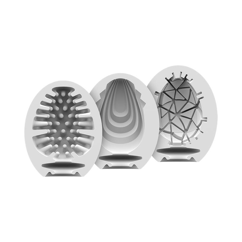 Set 3 Huevos Masturbadores Naughty, Savage y Crunch - Imagen 3