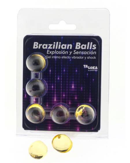 Set 5 Brazilian Balls Excitante Efecto Vibrador y Shock
