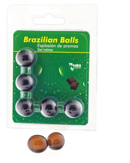 Set 5 Brazilian Balls Explosion Aroma Chocolate
