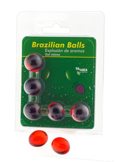 Set 5 Brazilian Balls Explosion de Aroma Fresa