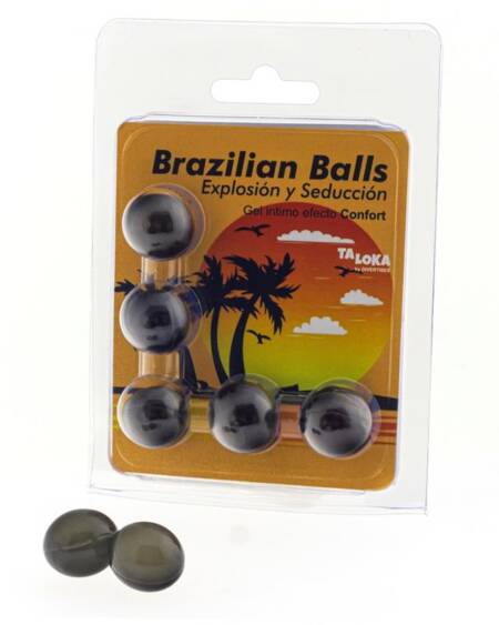 Set 5 Brazilian Balls Gel Excitante Efecto Confort