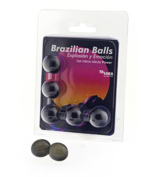 Set 5 Brazilian Balls Gel Excitante Efecto Power