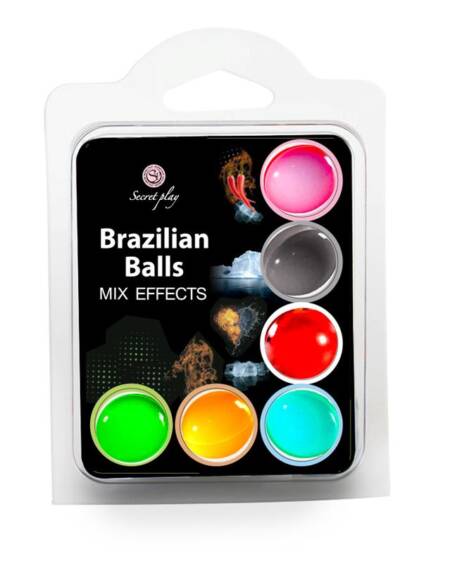 Set 6 Brazilian Balls Mix Effect