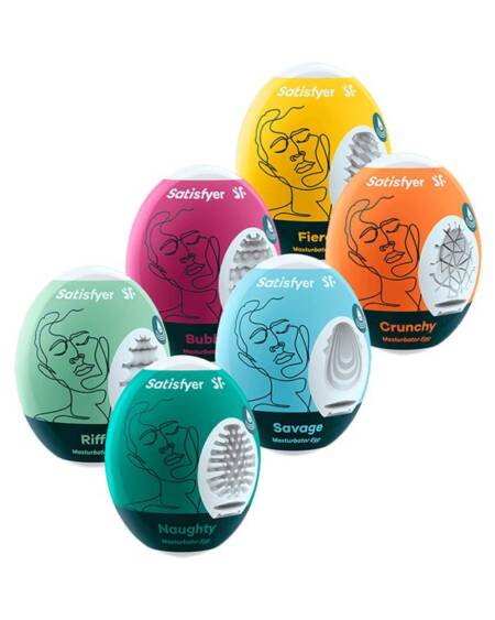 Set 6 Unidades Huevo Masturbador