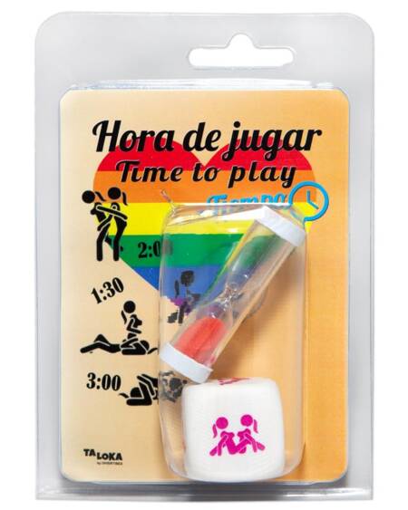 Set Dado de Posturas y Reloj de Arena