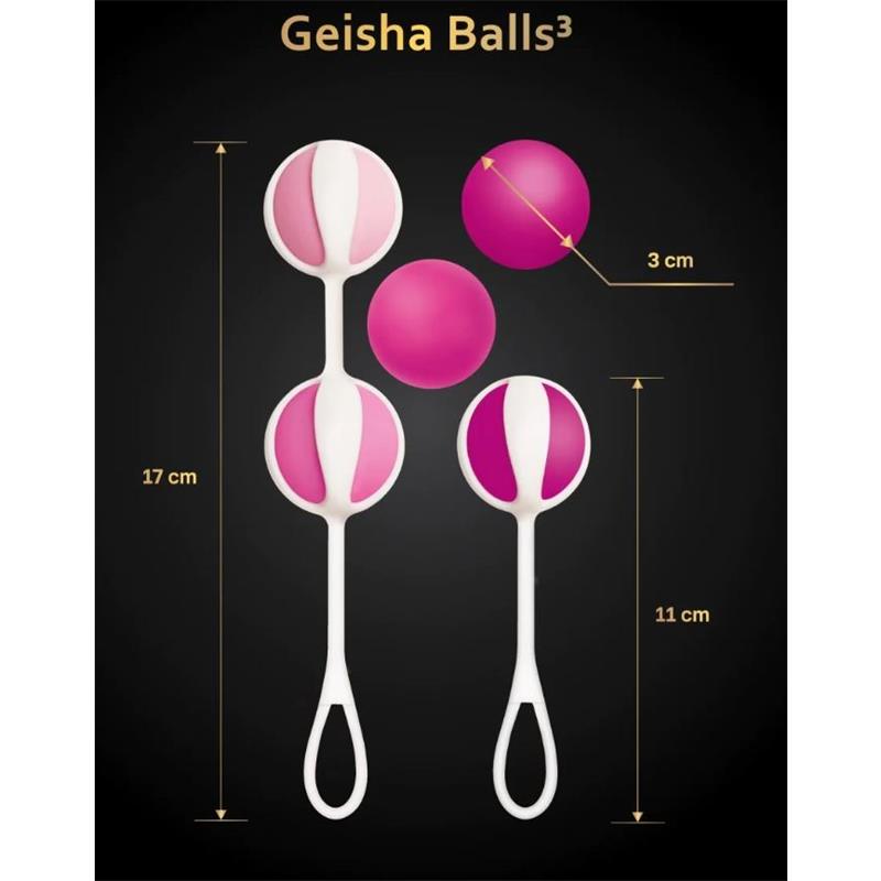 Set de 5 Geisha Balls3 Sugar Pink - Imagen 6