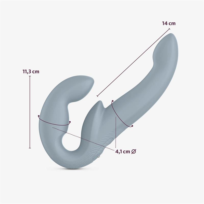Share Vibe Pro Vibrador Doble Cool Grey - Imagen 6