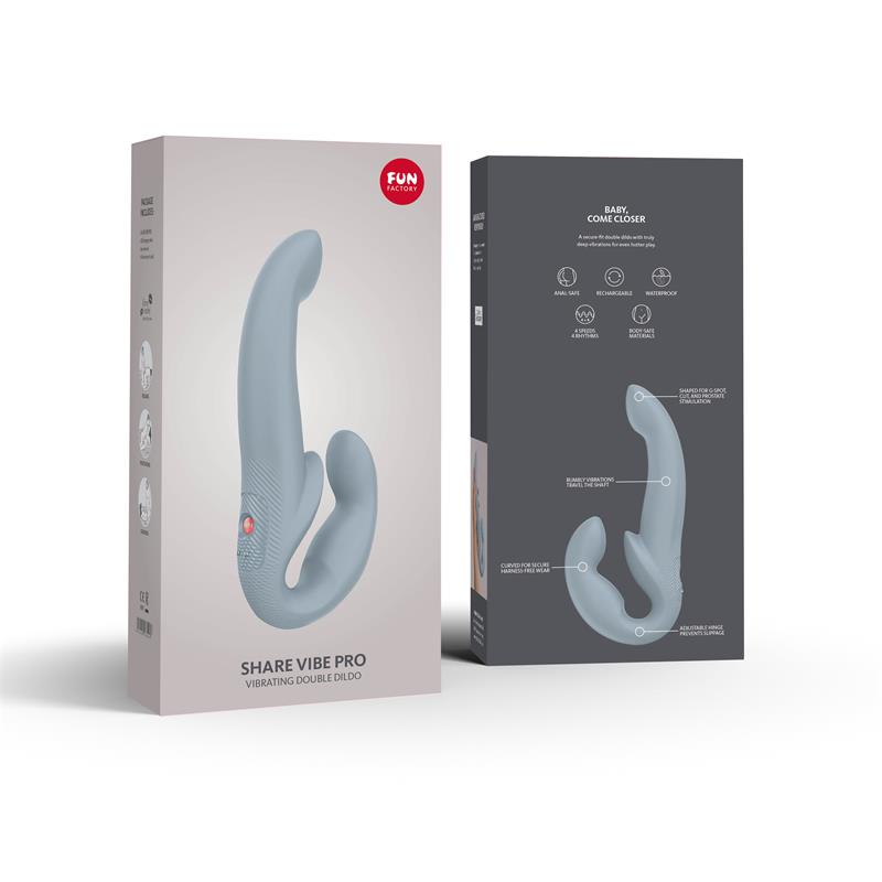 Share Vibe Pro Vibrador Doble Cool Grey - Imagen 7