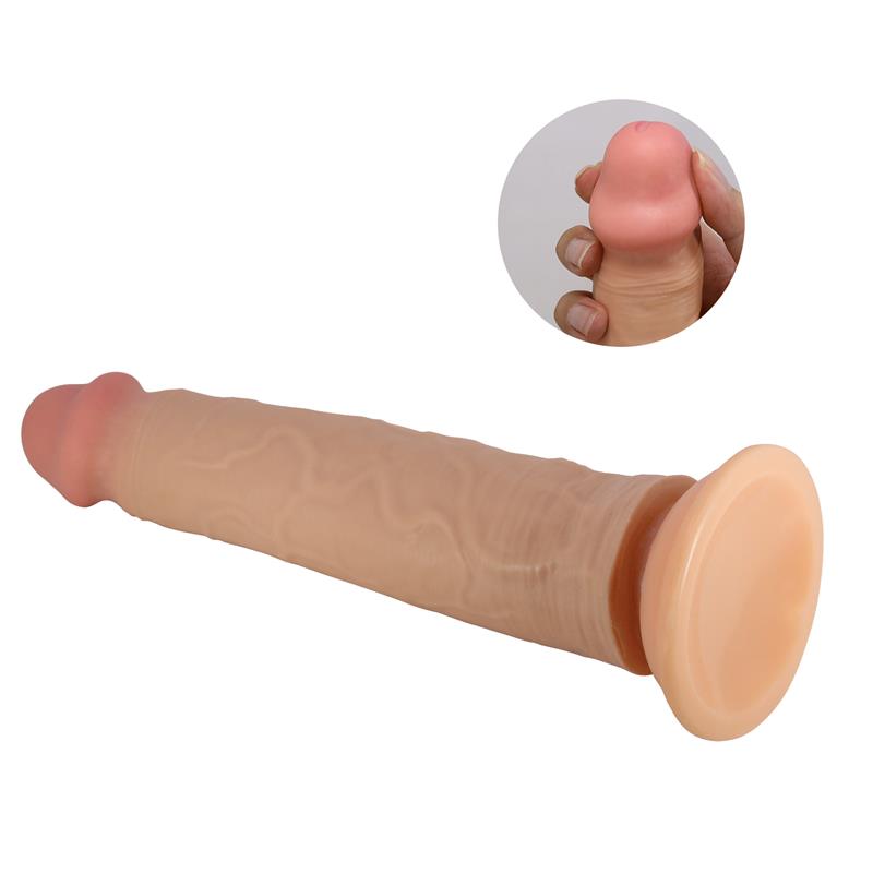 Sharife Dildo con Piel Deslizante-Retractil 25 cm - Imagen 7
