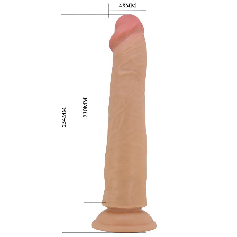 Sharife Dildo con Piel Deslizante-Retractil 25 cm - Imagen 8