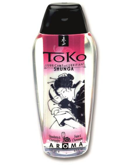 Shunga Lubricante Toko Aroma Vino de Fresa
