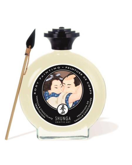 Shunga Pintura Besable Sabor Chocolate Blanco y Vainilla