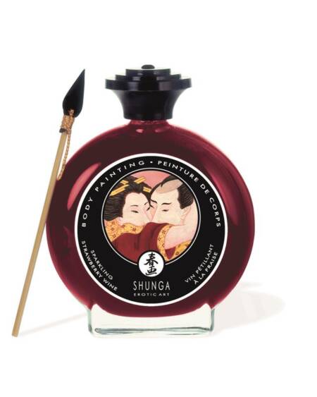 Shunga Pintura Besable Sabor Vino de Fresa