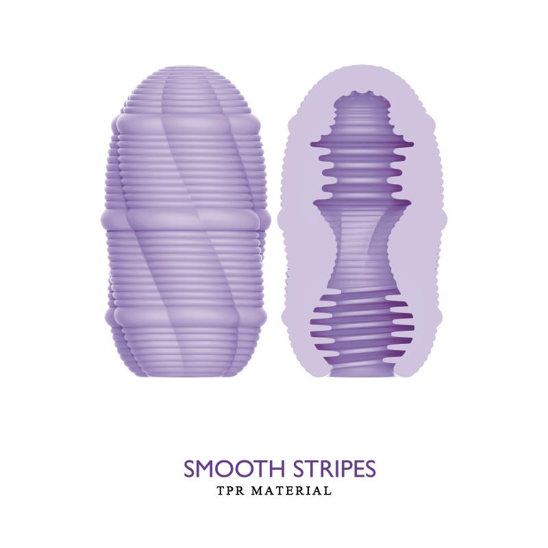 Smooth Stripes Cupid-X Huevo Masturbador - Imagen 2