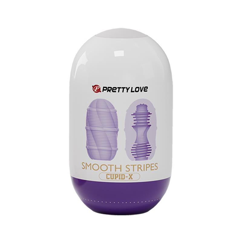 Smooth Stripes Cupid-X Huevo Masturbador - Imagen 4