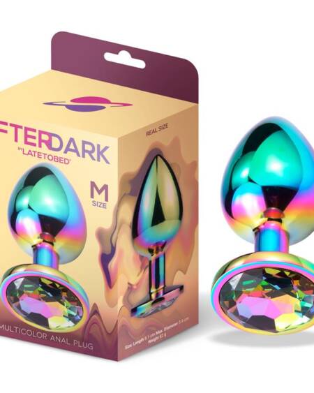 Space Journey Plug Anal Multicolor y Joya Talla M