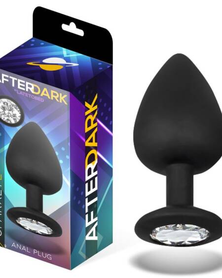 Sparkly Plug Anal con Joya Silicona Talla L 9.5 cm x 4.5 cm