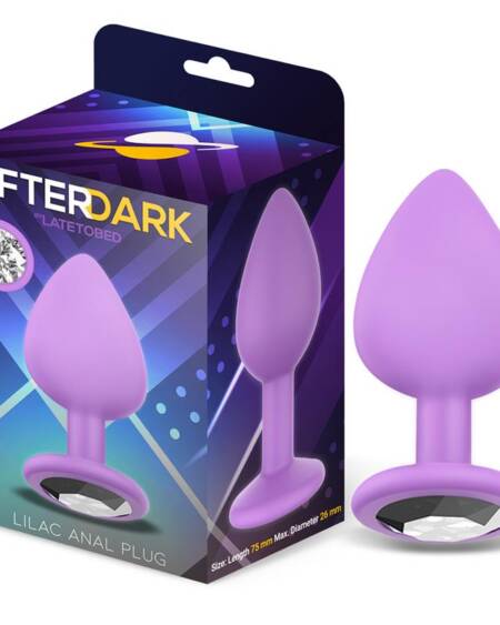 Sparkly Plug Anal Silicona Talla S Lilac
