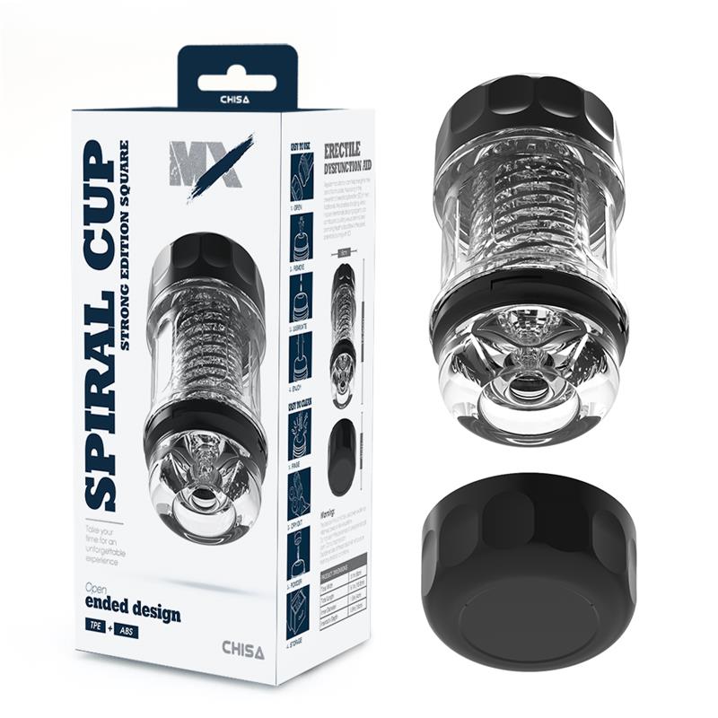 Spiral Cup Strong Edition Square Masturbador Masculino - Imagen 6