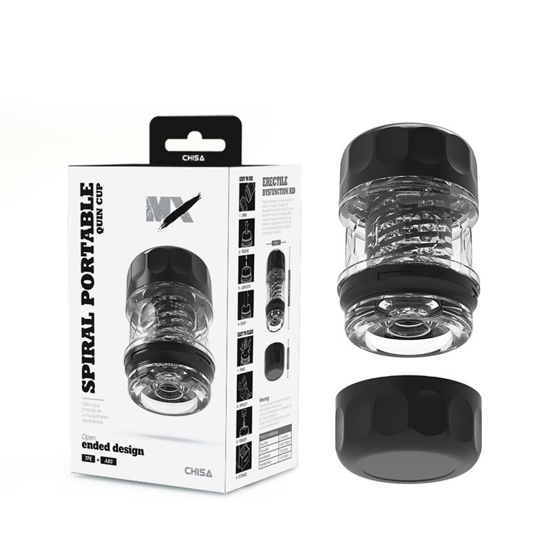 Spiral Portable Quin Cup Masturbador Masculino - Imagen 6