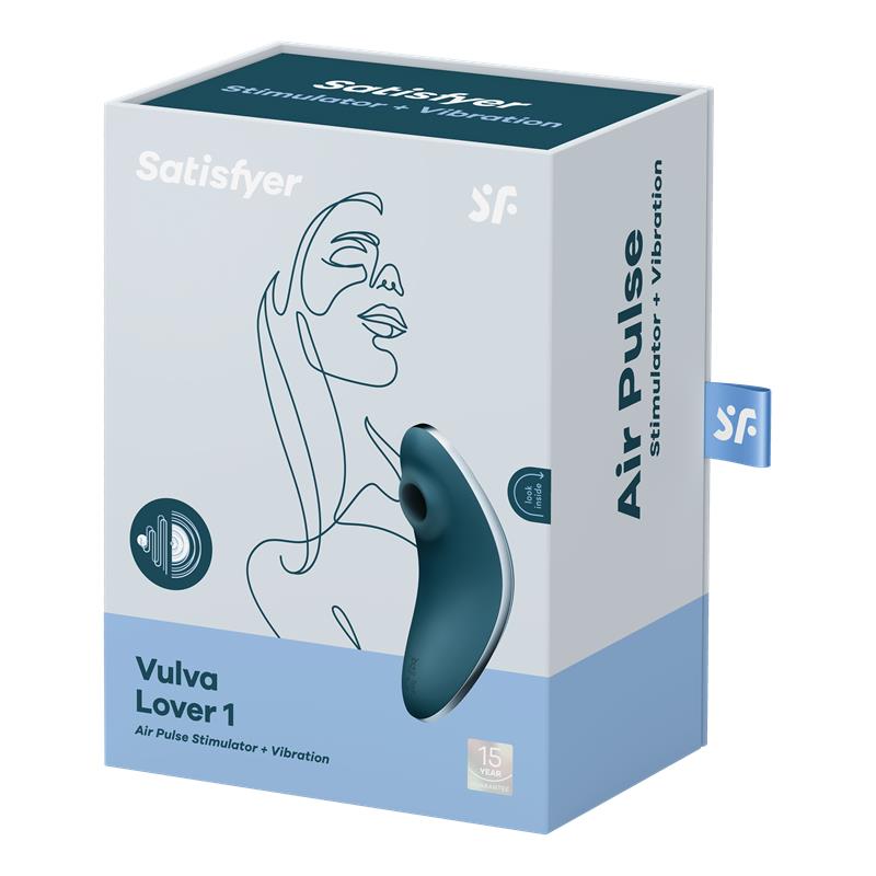 Succionador de Clítoris y Vibración Vulva Lover 1 Azul - Imagen 7
