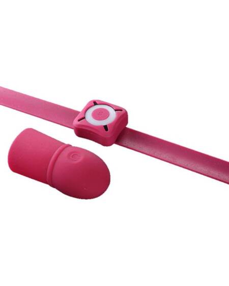 Super Striker Funda para el Pene con Vibración Rosa